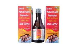 Herbal Iron Syrup IRO-ZEST, Packaging Type: Bottle, Packaging Size: 200 ml