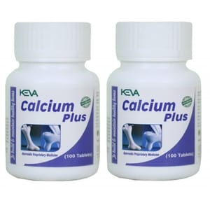 Keva Calcium Plus Tablets, Packaging Type: Botal, Packaging Size: 100 Tablet