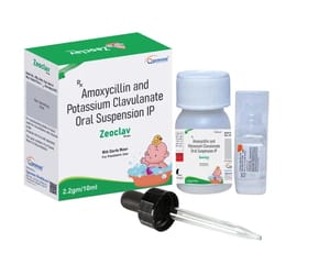 Amoxycillin & Clavulanic Acid Drops, 375 mg