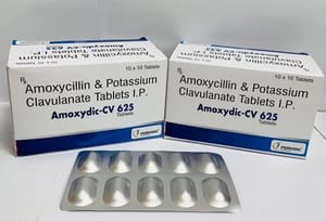 Amoxyclav Amoxicillin Potassium Clavulanate Tablet, 625 mg