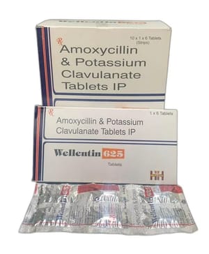 Amoxycillin Potassium Clavulanate Tablet, 625 mg