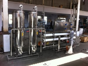 Pack Tech Automatic R.O. Plant, For Industrial, RO Capacity: 4000 LPH