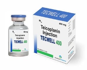 TECON Teicoplanin 400mg Injection, Packaging Type: Vial, 1x1