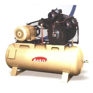 Two-Stage Heavy Duty Industrial Air Compressors, Model: AC - 515T