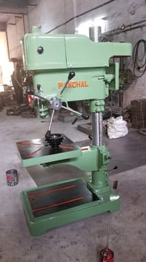 PANCHAL 25X385 Bench Heavy Duty Drill, Spindle Travel: 158, Drilling Capacity (Steel): 25