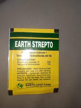 Earth Strepto Streptomycin Sulphate 90% + Tetracycline Hydrochloride 10% SP