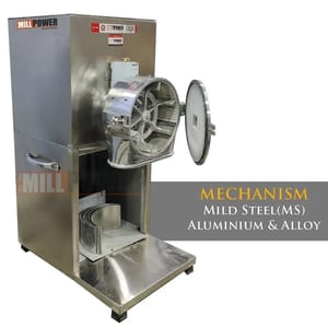 Semi-Automatic 2in1 Pulverize Flour Mill Ss (SSH7.5D), DOUBLE STAGE, 5.6KWH