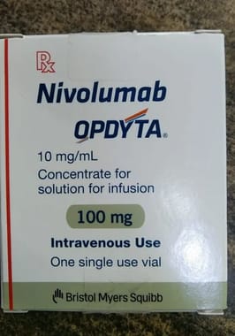 Nivolumab Bristol Myers Squibb Oncology Drug, Dosage Form: Injection, Packaging: 100 Mg