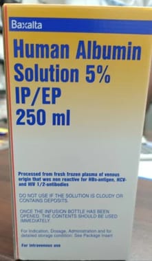 Baxalta 250ml Human Albumin Solution