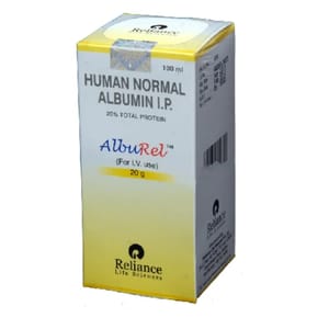Albumin 20% Albu Rel Injectioln, For Hospital, 25