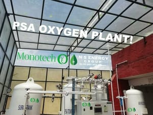 PSA Medical Oxygen Plant For Hospital, 500 LPM / 30 Nm3/Hr