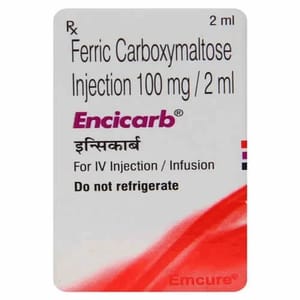 Encicarb Ferric Carboxymaltose Injection, 100 mg
