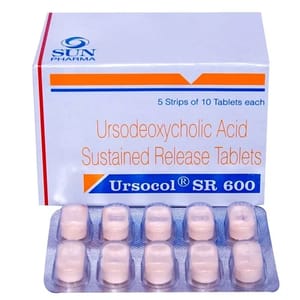 Ursocol SR 600 Tablet (Ursodeoxycholic Acid Sustained Release Tablet)