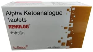 Renolog Alpha Ketoanalogue Tablet, Packaging Type: Box, Packaging Size: 10x10 Tablets