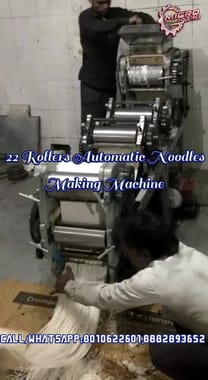 10 Roller Automatic Noodle Machine, Capacity: 200 - 220 kg Per Hour