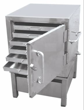 Stainless Steel Buffet Food Warmer Idli And Dhokla Steamer, For Restaurant