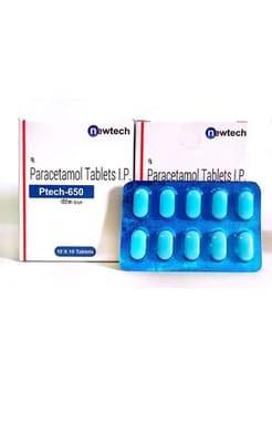 Paracetamol 650 Mg Tablet (Ptech-650)