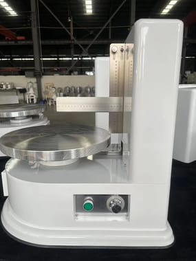 Stainless Steel(SS) Semi-Automatic CAKE ICING MACHINE, For Bakery