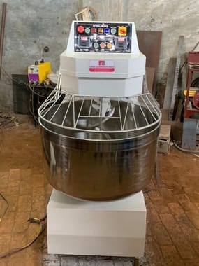 For Bakery Stainless Steel Indian Spiral Mixer 60 Kg Dry Flour