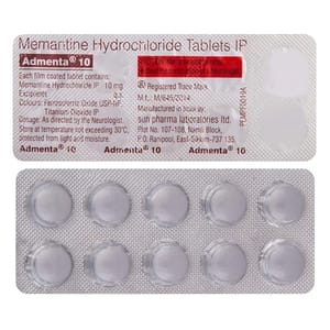 Memantine Hydrochloride Tablets, 1 X 10, Treatment: Bipolar Disorder