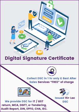PantaSign Digital Signature Certificates, Application Type: Individual