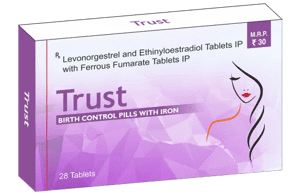 TRUST Birth Control Pills With Iron, Tablet, 20
