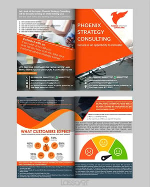One Time Online And Offlne E Brochure Design Services