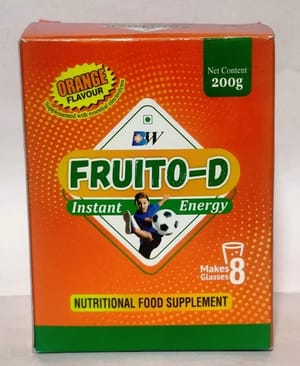 Fruito-D Glucose Powder 200 G, Balaji Wellness, Packaging Type: Paper Pack