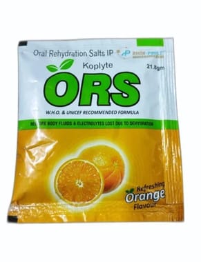 Copran Koplyte Ors Sachets Orange Flavor, For Personal, Packaging Type: 1X50