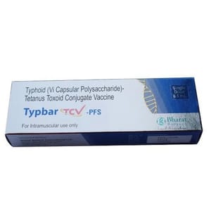 Typbar Tcv Pfs Typhoid Vaccine, Bharat Biotech, Vial