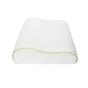 Enter White Medium Contour Pillow, For Home, Size/Dimension: 23.75x14.75x4.5 Inch