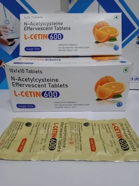 N Acetylcysteine 600 Effervescent Tablets