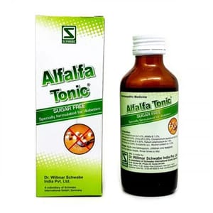 Schwabe Homeopathy Alfalfa Tonic For Diabetic 100 ml, For Clinical, Prescription