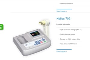 RMS Helios 702 Portable Spirometry Machine