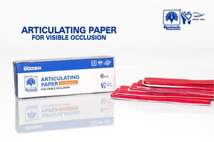 Red Dental Articulating Papers, Packaging Type: Packet