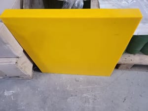 Yellow 50mm Polyurethane Sheet, For Industrial