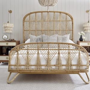 IRA Cane Stylish Vintage Designer Bed