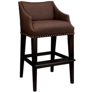 Brown Wooden Bar Chair