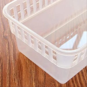 Kitchen Plastic Space Saver Organizer Basket Rack- 4 pcs
