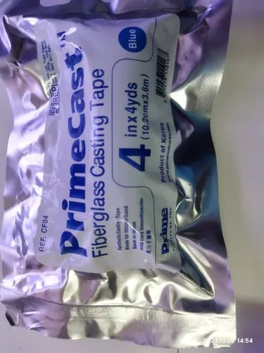 Blue Fiberglass Bandage 7.5cmx3.6mtr, Size: 7.5cm (3 Inches)