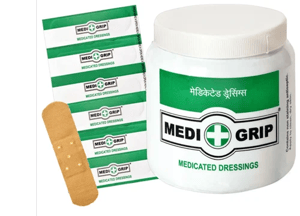 Skin Medigrip Adhesive Bandage (Antiseptic) Regular