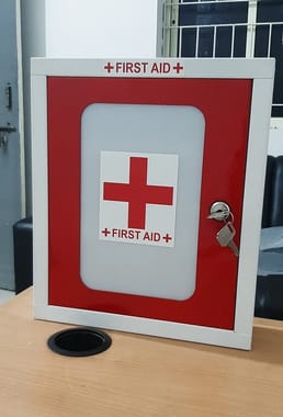 Metal First Aid box, For Medical