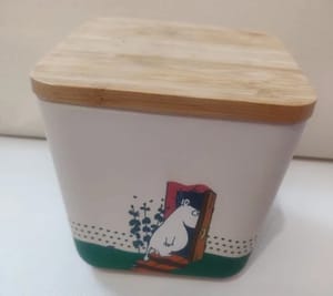 Printed Bamboo Fiber Storage Box