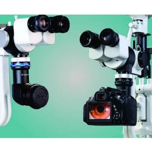 Topcon Stainless Steel DSLR Camera Attachment for Slit Lamp