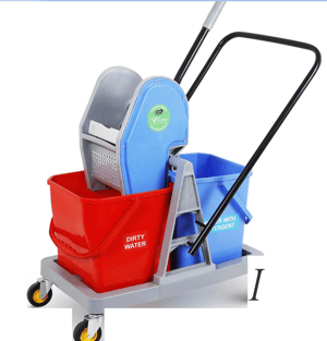 WT46  Wringer Trolley with Double Bucket