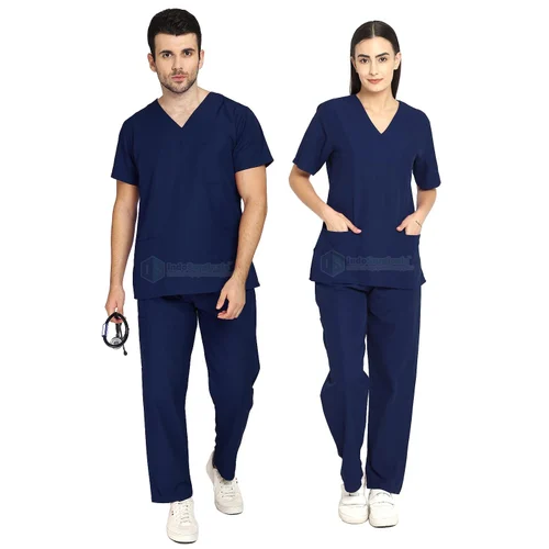Unisex Blue Hospital O.t.dress, Size: Medium