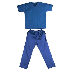 Plain Unisex Pure Cotton Hospital Surgeon Suits, Size: Medium