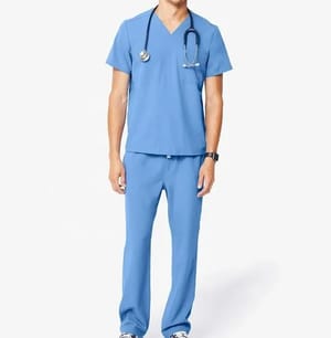 YSS Male Hospital Scrub Uniform, Size: Medium