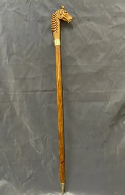 Scraping 160cm Brown Wooden Stick, For Use In Walking