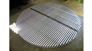 Pvc Vane Demister Pad, For industrial, Surface Area: Round